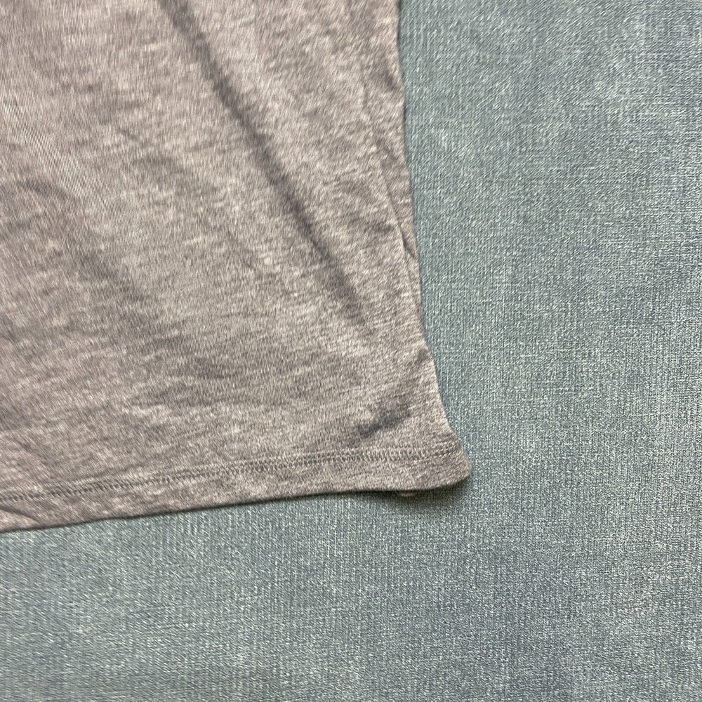 Sport Tek T Shirt Women Medium Heather Gray Raglan Sleeve Contrast Stitching Tee - Picture 12 of 14